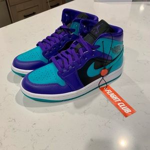 Women’s Air Jordan 1 Mid- Black Grape (brand new)